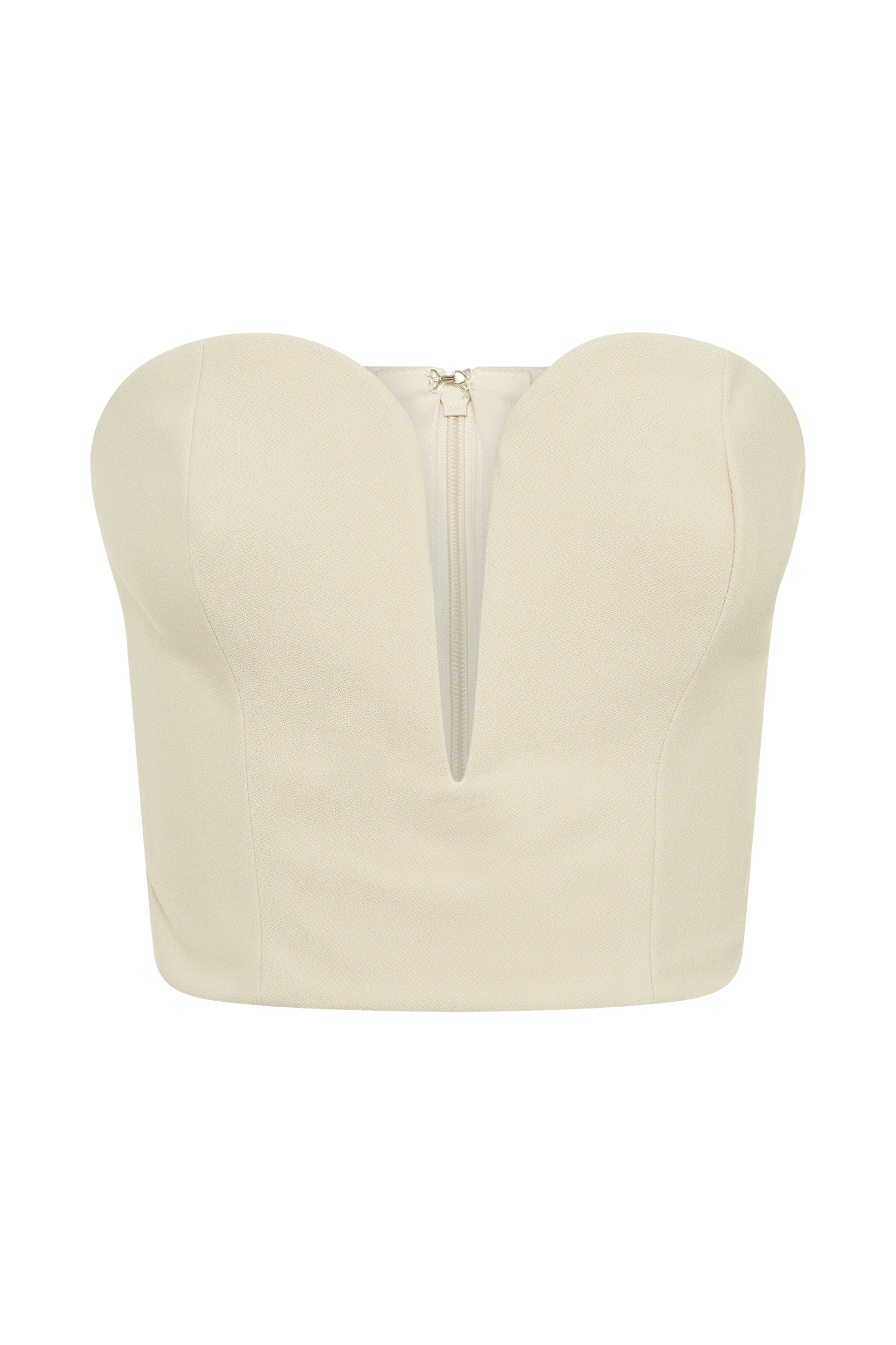 Dahlia Strapless V Corset - Cream-My Chic Way.All Rights Reserved