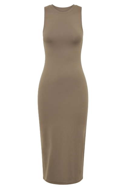 Jill Sleeveless Tank Midi Dress - Coco-My Chic Way.All Rights Reserved