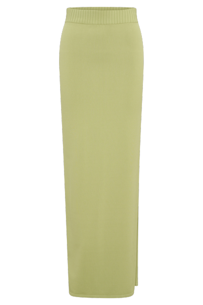 Darby Knit Midi Skirt - Sage-My Chic Way.All Rights Reserved