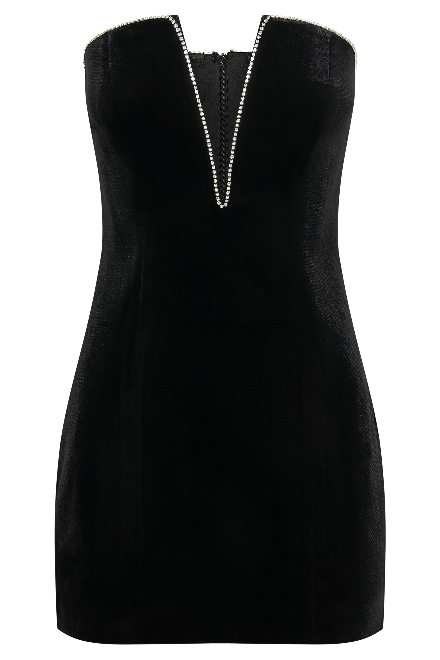 Elysia Velvet Mini Dress - Black-My Chic Way.All Rights Reserved