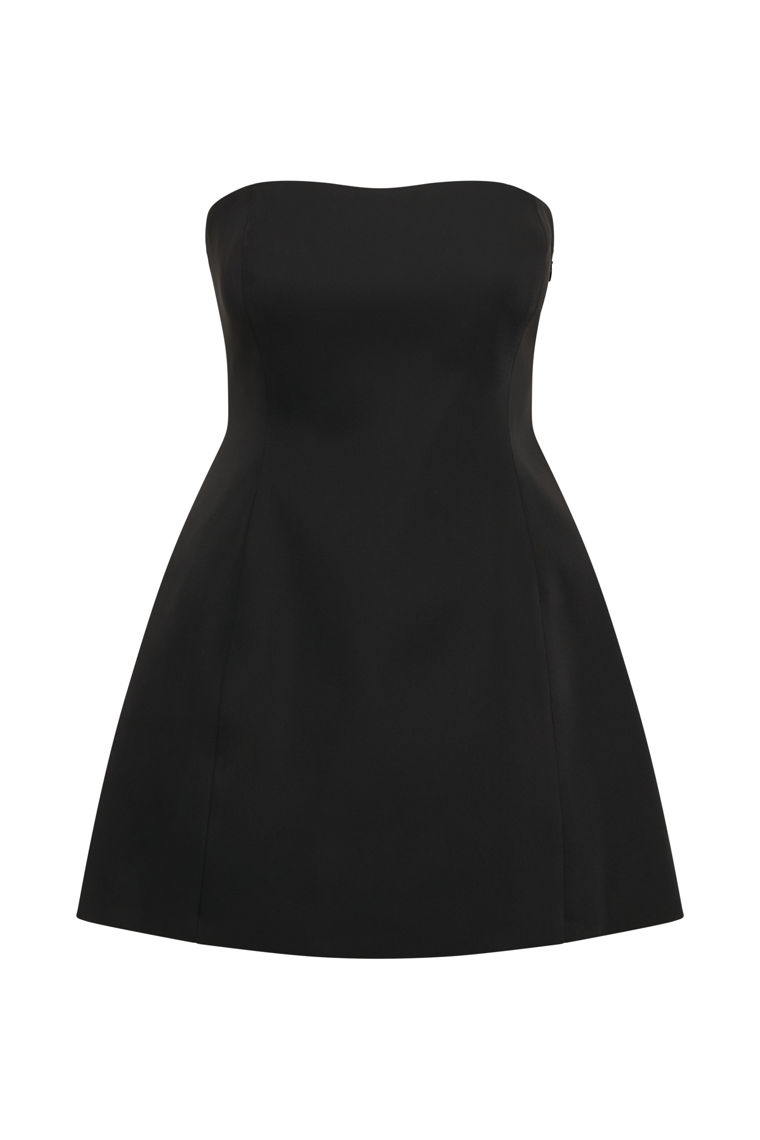 Neeka Strapless Bow Back Mini Dress - Black-My Chic Way.All Rights Reserved