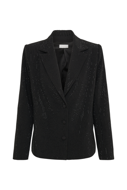 Rhett Square Diamante Jacket - Black-My Chic Way.All Rights Reserved