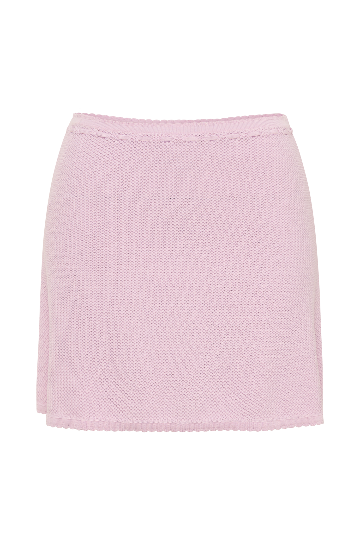 Kyra Waffle Mini Skirt - Rosewater-My Chic Way.All Rights Reserved