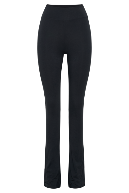Sabrina Modal Straight Leg Pant - Black-My Chic Way.All Rights Reserved