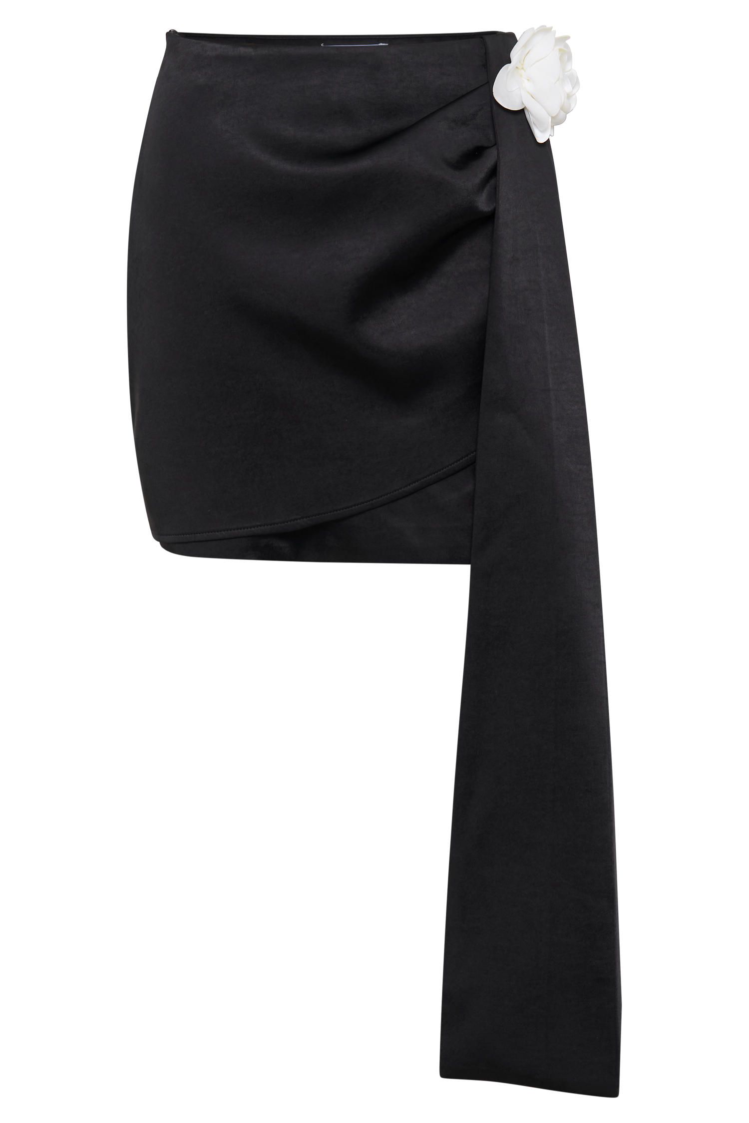Margot Rose Mini Skirt - Black-My Chic Way.All Rights Reserved
