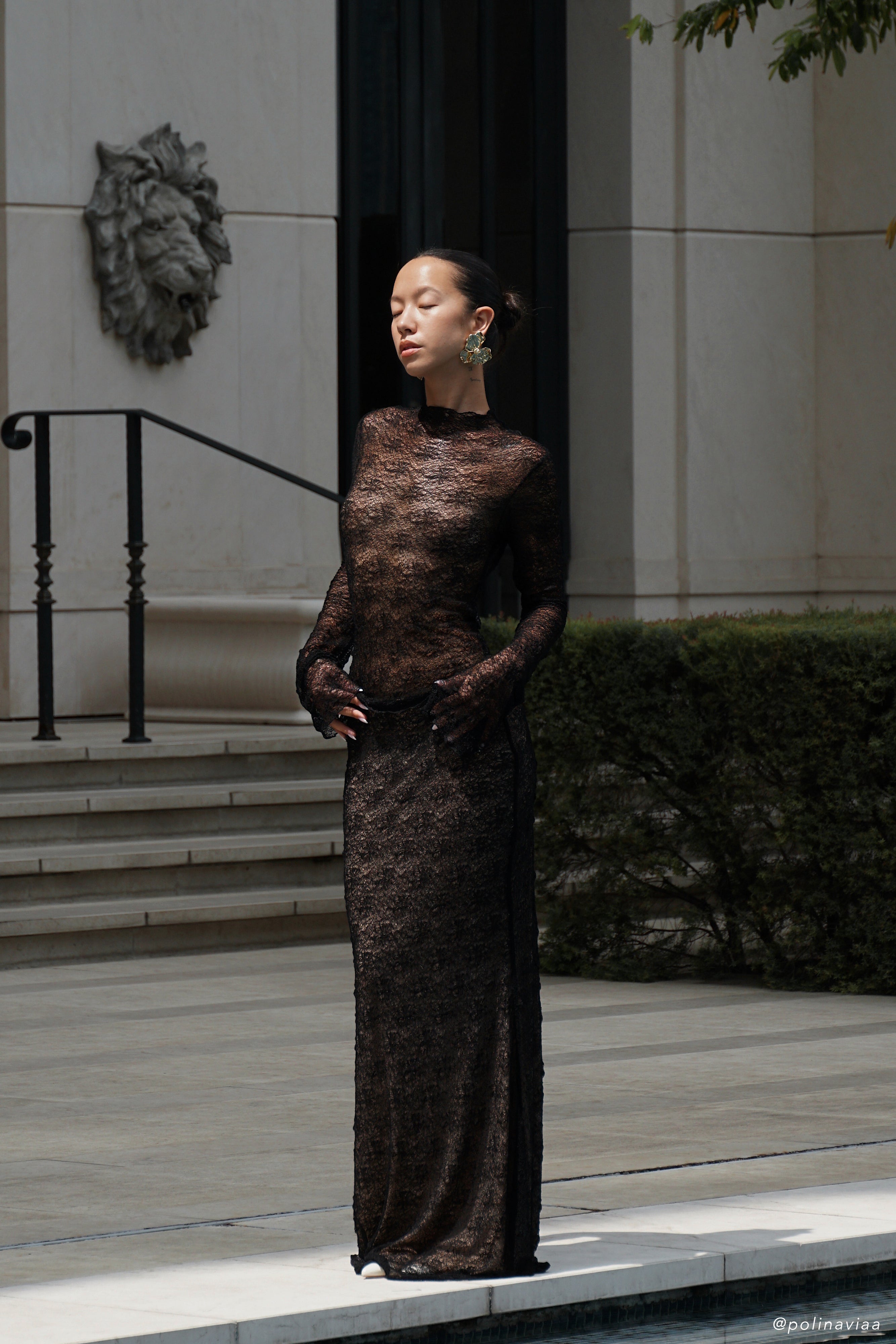 Robyn Sheer Lace Maxi Skirt - Black-My Chic Way.All Rights Reserved