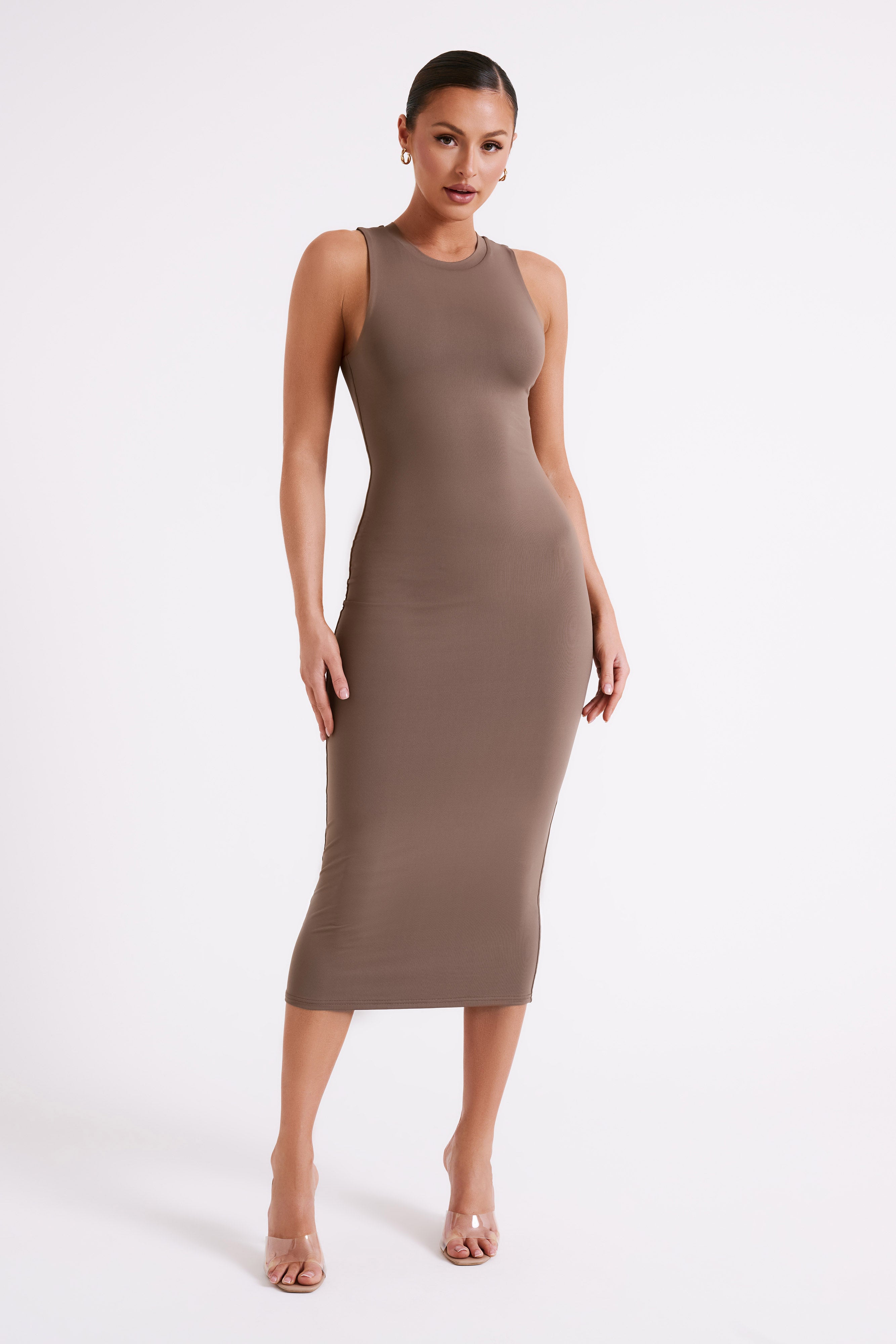 Jill Sleeveless Tank Midi Dress - Coco-My Chic Way.All Rights Reserved