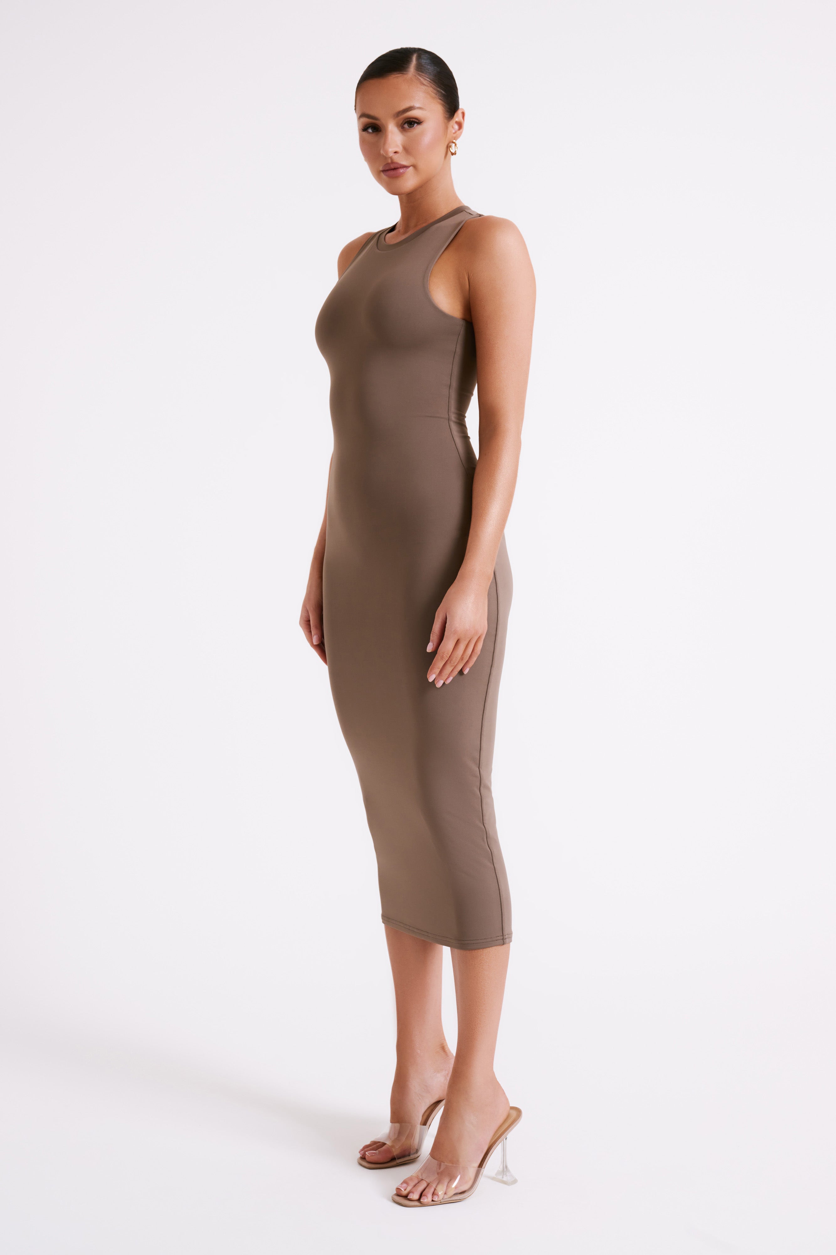 Jill Sleeveless Tank Midi Dress - Coco-My Chic Way.All Rights Reserved