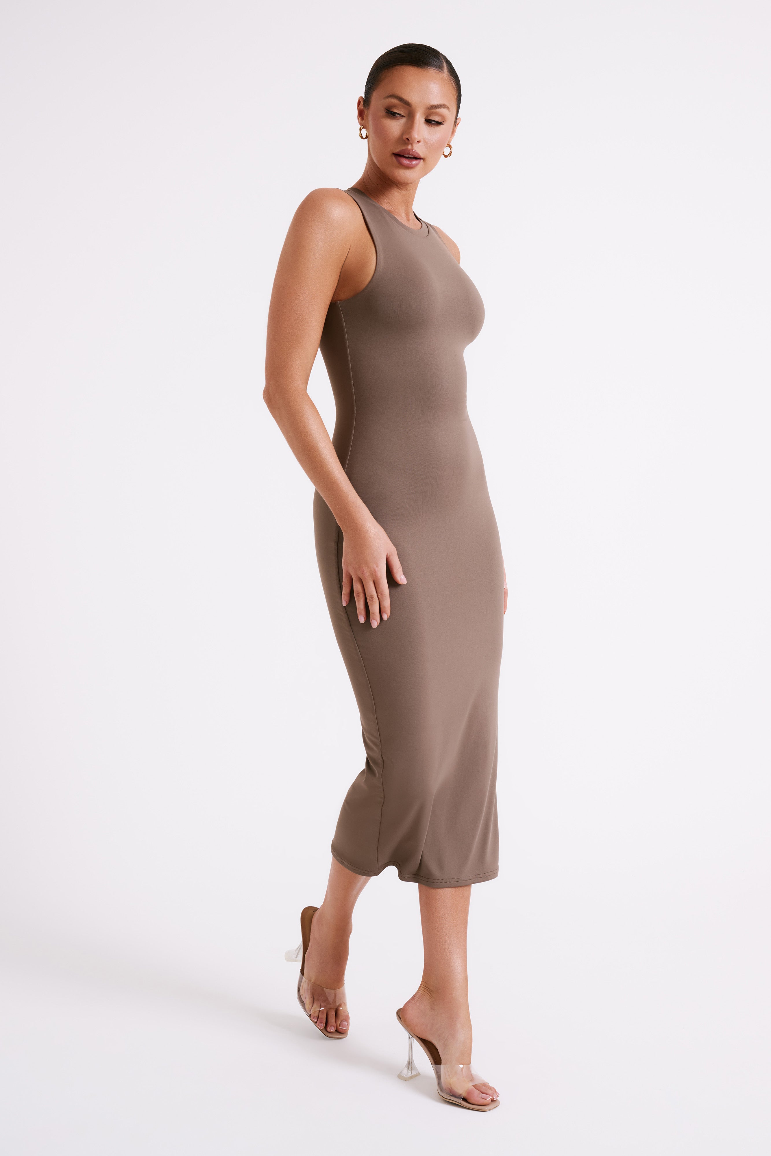 Jill Sleeveless Tank Midi Dress - Coco-My Chic Way.All Rights Reserved