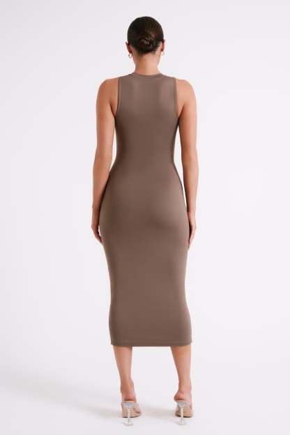 Jill Sleeveless Tank Midi Dress - Coco-My Chic Way.All Rights Reserved