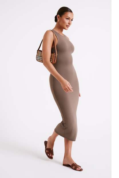 Jill Sleeveless Tank Midi Dress - Coco-My Chic Way.All Rights Reserved