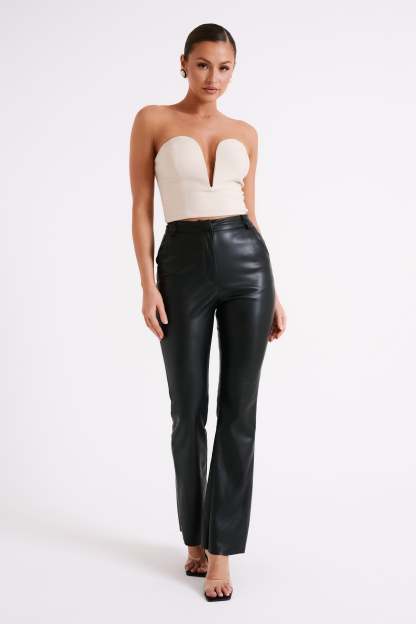 Dahlia Strapless V Corset - Cream-My Chic Way.All Rights Reserved