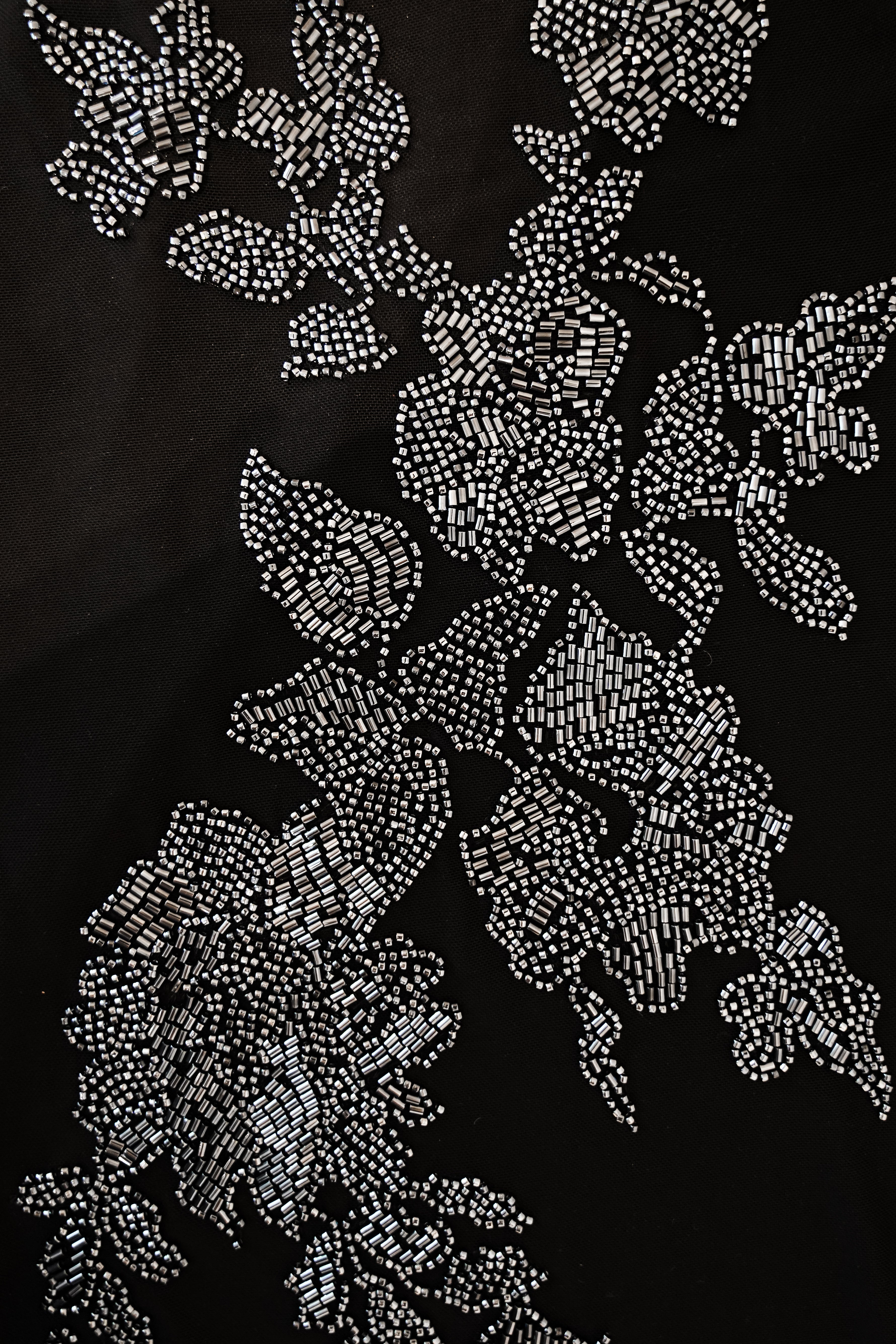 Maya Beaded Mesh Maxi Dress - Black-My Chic Way.All Rights Reserved
