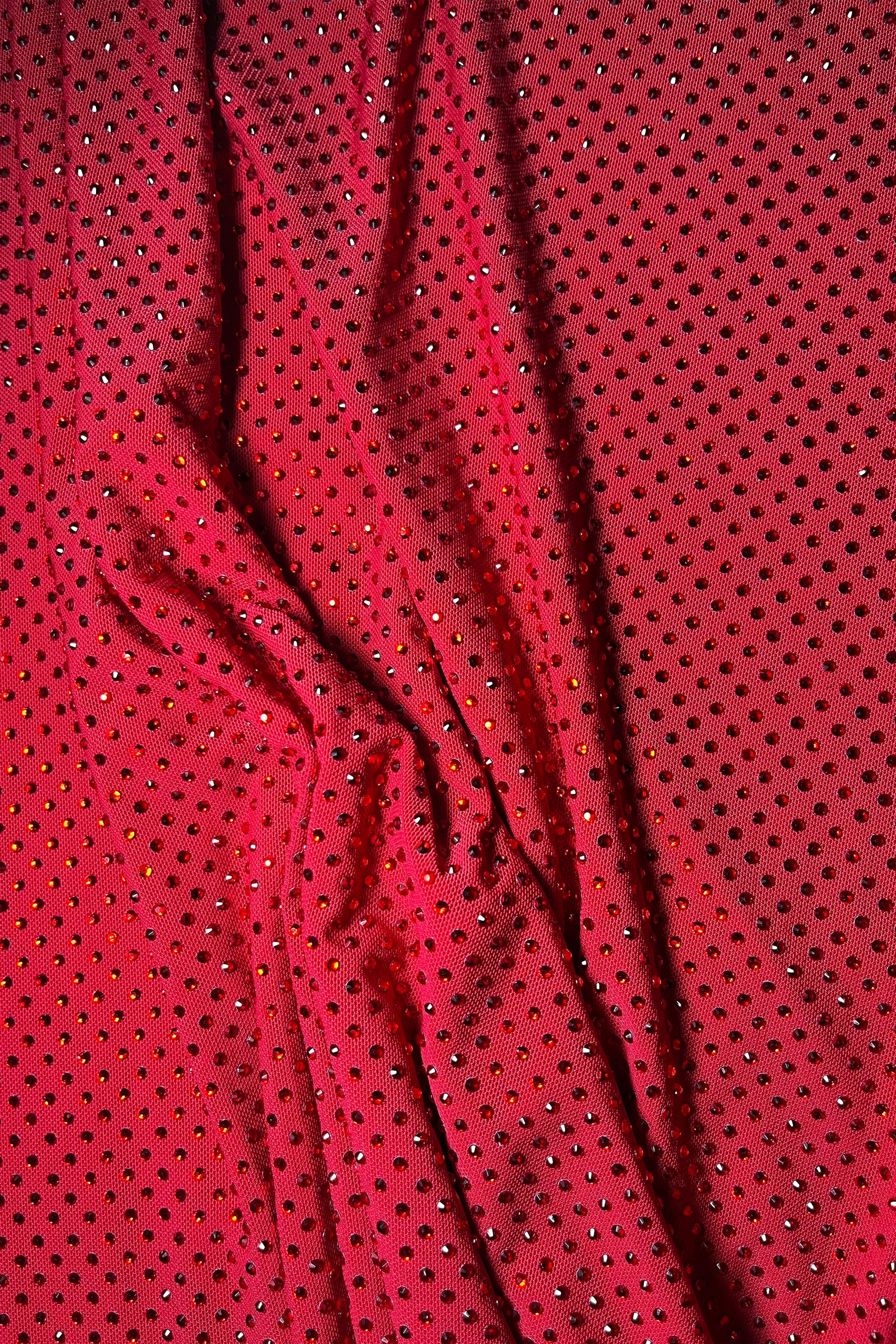 Rafaela Diamante Maxi Dress - Vermilion Red-My Chic Way.All Rights Reserved