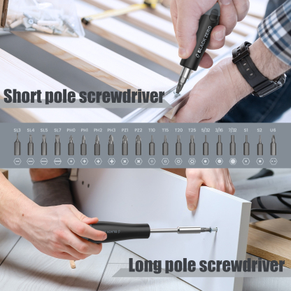 Hand Tool Set, DIY Set Tool Household, with Screwdriver Wrench Hammer Tape Plier and Toolbox Storage Case, includes All Essential Tools for Home, Garage, Office and College Dormitory Use