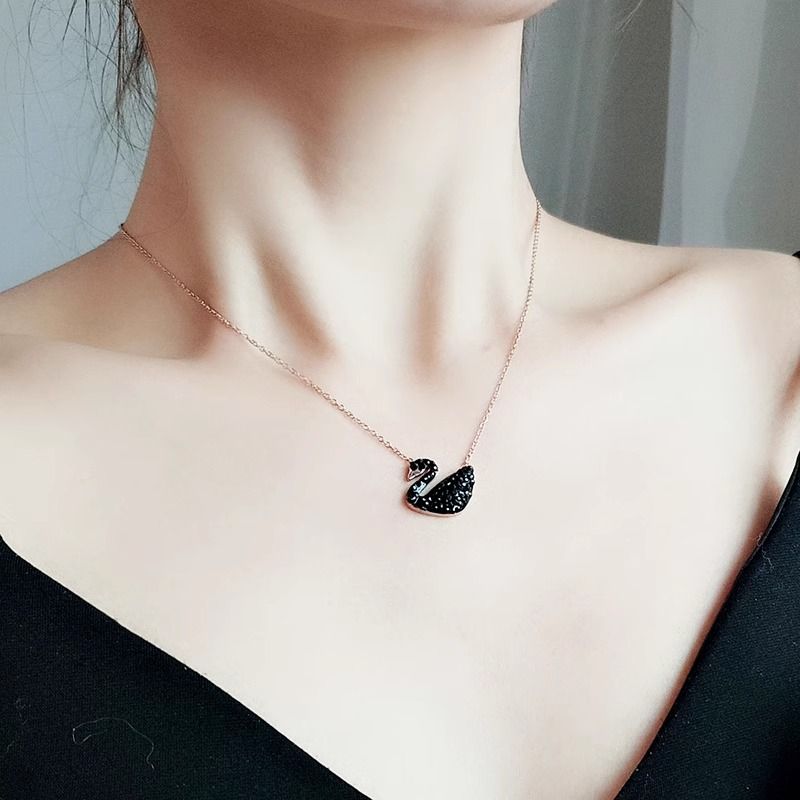 🔥Labutí křišťálový náhrdelník Swarovski, limitováno na 89 sad