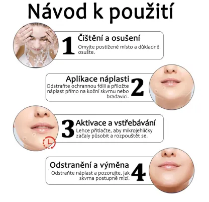 Náplasti na odstránenie kožných výrastkov KUBOZN® Pro MicroDarts TAG'Gone