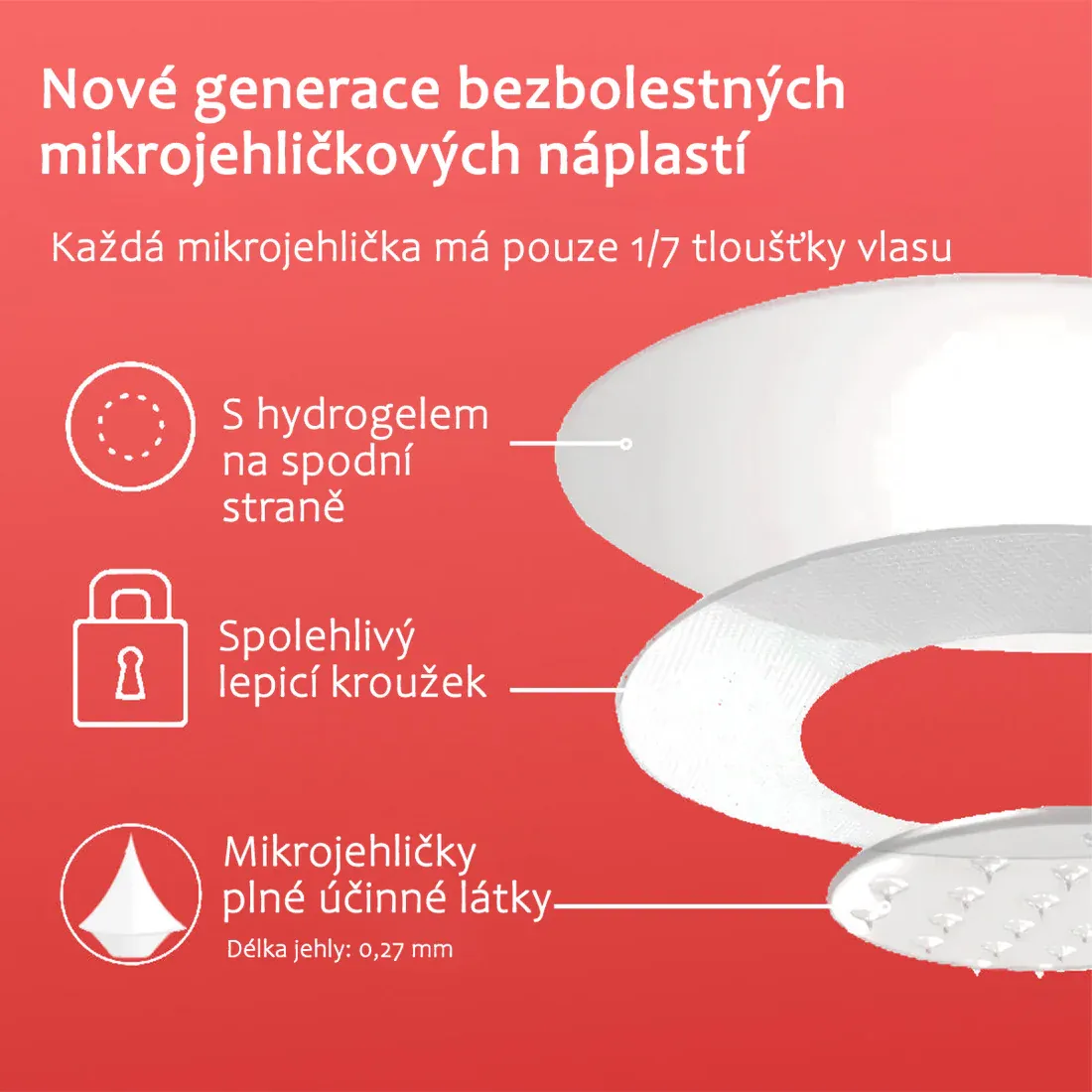 Náplasti na odstránenie kožných výrastkov KUBOZN® Pro MicroDarts TAG'Gone