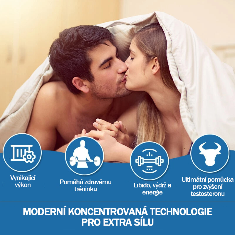 Pilulky na zvýšení mužské potence pro muže, Hard Rock Stamina, zvyšují testosteron, zvyšují výdrž a zvyšují libido