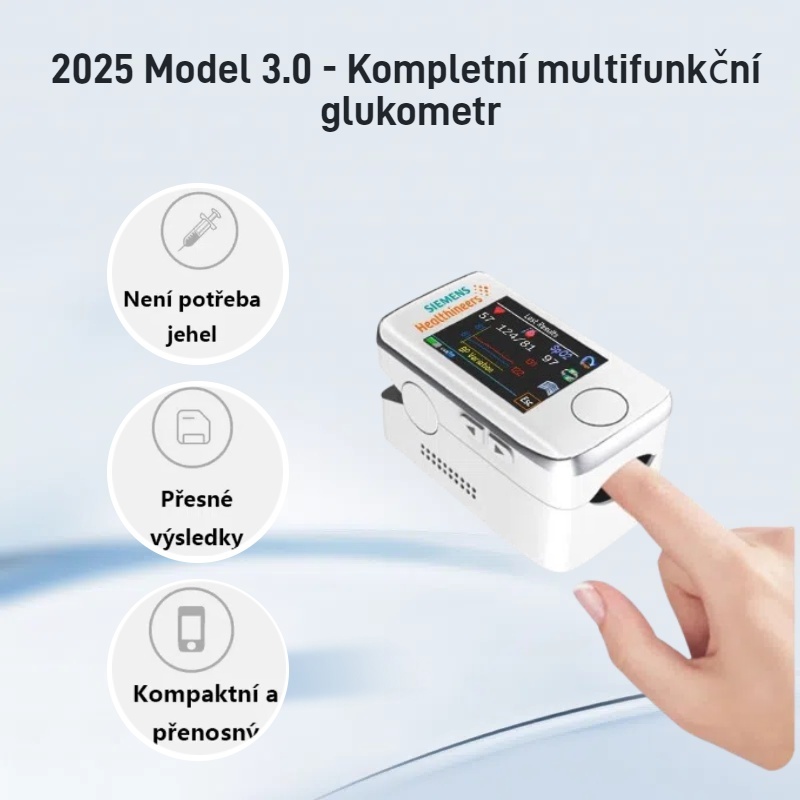 🔥 Nejoblíbenější produkty s velkými slevami🔥 Glukoměr Siemens měří tepovou frekvenci, krevní tlak a hladinu cukru v krvi