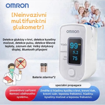 [Dovezeno z Japonska] Vysoce přesný neinvazivní glukometr Omron, vyšetření celého těla jedním kliknutím