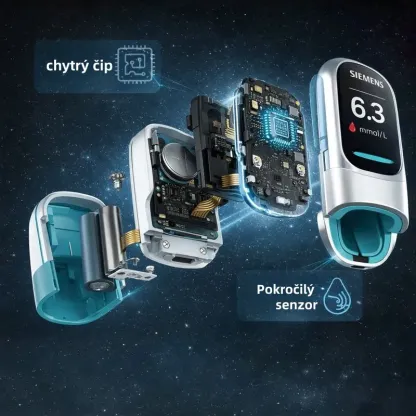 🔥Pokročilá německá technologie 2026🔥 Neinvazivní chytrý glukometr Siemens™: Rychlé, bezbolestné a bezjehlové měření hladiny glukózy v krvi🔥