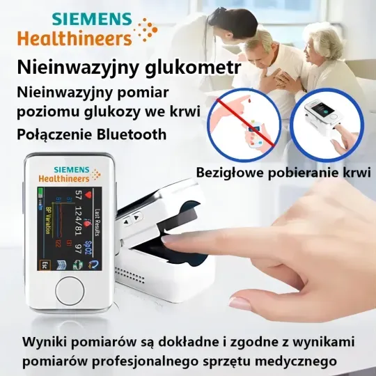 ✨【Časově omezená nabídka】Neinvazivní glukometr Siemens - nový zážitek z bezbolestného a neinvazivního měření krevního cukru, dejte sbohem bolesti😁