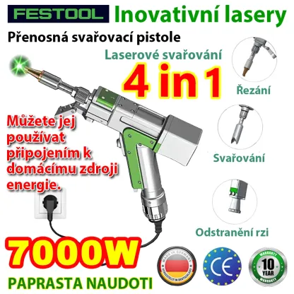 [Laserové svařování se čtyřmi funkcemi] FESTOOL Multifunkční laserová pistole, 7000W