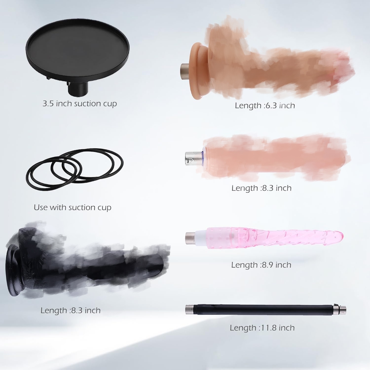 unisex 🔥soukromý relaxační přístroj, diskrétní domácí pomocník s 3XLR konektorem, intimní wellness zařízení s realistickým dildem, sexuální hračky pro milovníky sexu, 7 nástavců s přísavkou, hračky pro dospělé pro ženy