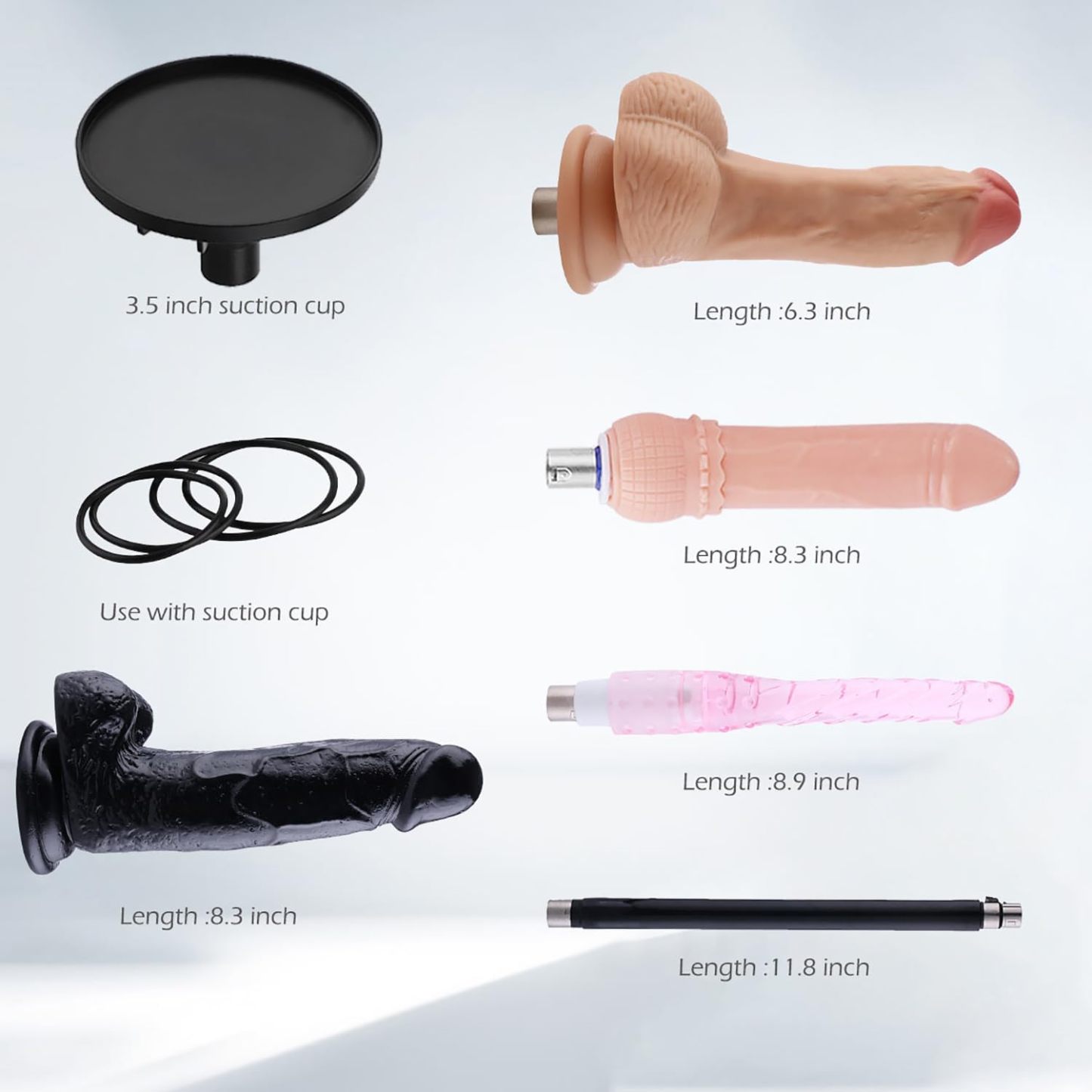 unisex 🔥Sex stroj, erotický stroj s 3XLR konektorem, dildo stroj s realistickým dildem, sexuální hračky pro milovníky sexu, 7 nástavců s přísavkou, hračky pro dospělé pro ženy