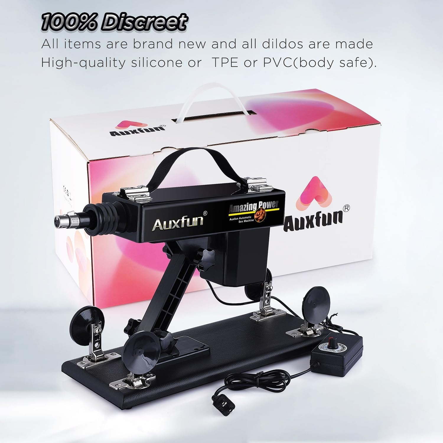 unisex 🔥soukromý relaxační přístroj, diskrétní domácí pomocník s 3XLR konektorem, intimní wellness zařízení s realistickým dildem, sexuální hračky pro milovníky sexu, 7 nástavců s přísavkou, hračky pro dospělé pro ženy