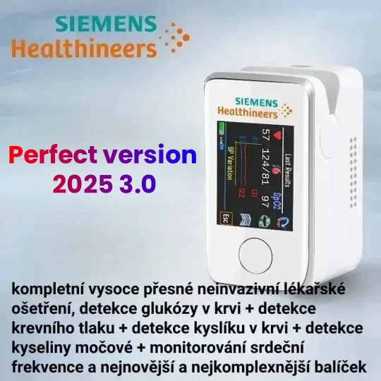 🔥 Nejoblíbenější produkty s velkými slevami🔥 Glukoměr Siemens měří tepovou frekvenci, krevní tlak a hladinu cukru v krvi