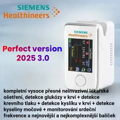 🔥 Nejoblíbenější produkty s velkými slevami🔥 Glukoměr Siemens měří tepovou frekvenci, krevní tlak a hladinu cukru v krvi