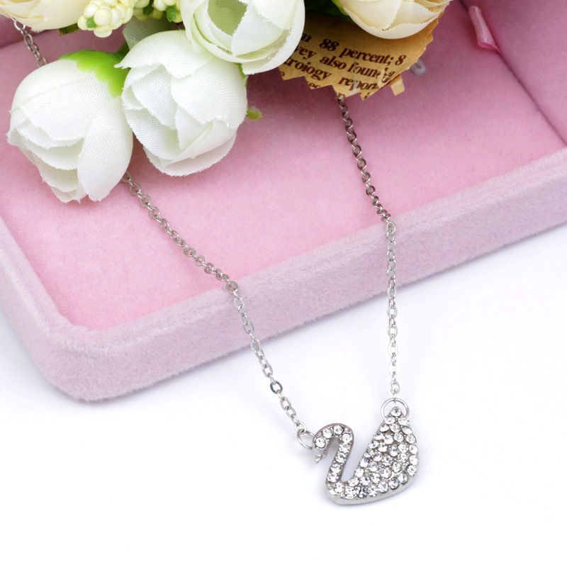 🔥Labutí křišťálový náhrdelník Swarovski, limitováno na 89 sad