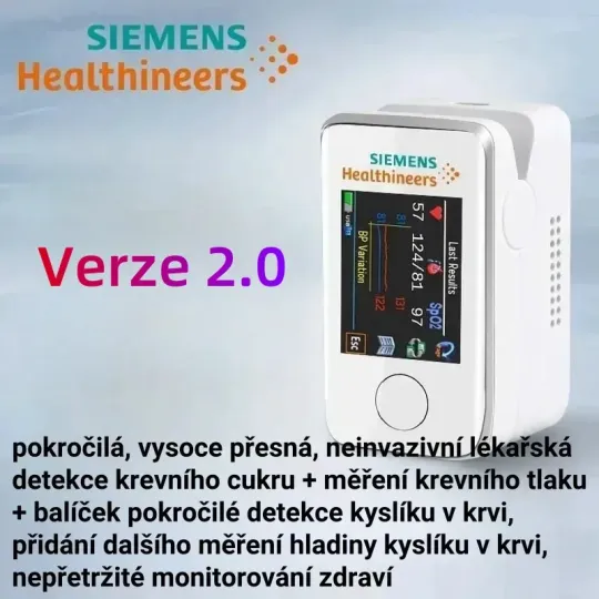 ✨【Časově omezená nabídka】Neinvazivní glukometr Siemens - nový zážitek z bezbolestného a neinvazivního měření krevního cukru, dejte sbohem bolesti😁