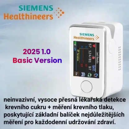 🔥 Nejoblíbenější produkty s velkými slevami🔥 Glukoměr Siemens měří tepovou frekvenci, krevní tlak a hladinu cukru v krvi