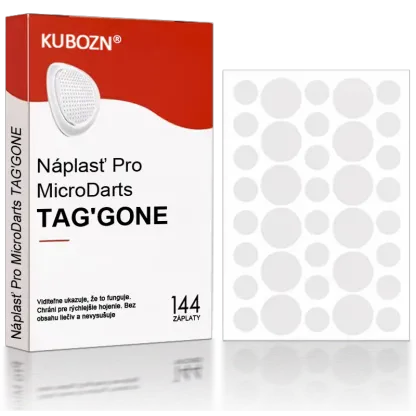 Náplasti na odstránenie kožných výrastkov KUBOZN® Pro MicroDarts TAG'Gone