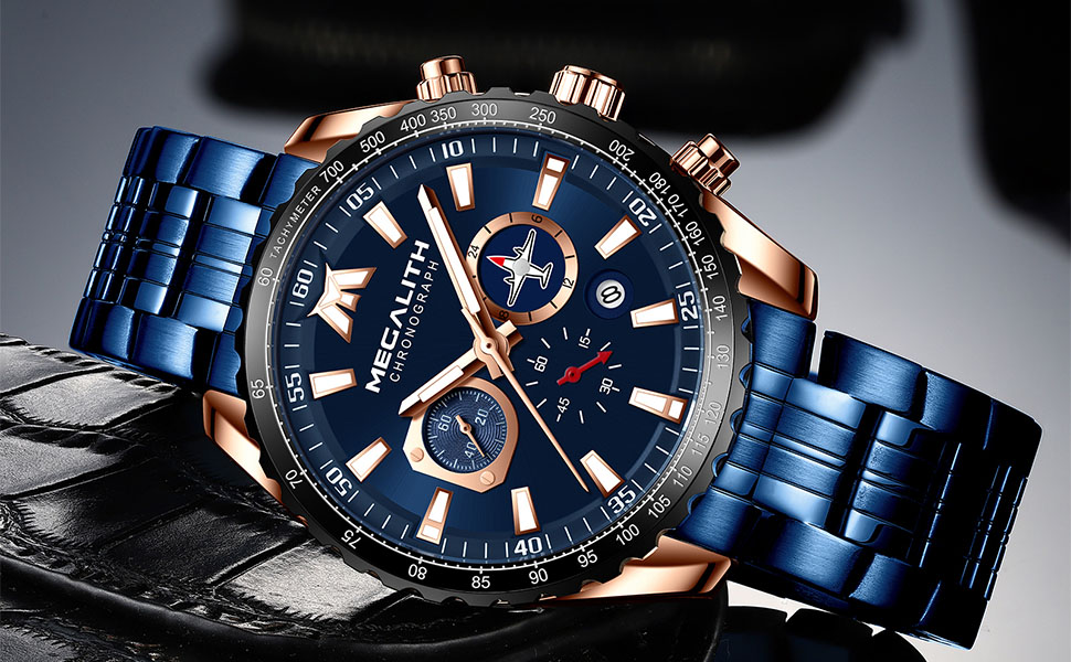 Blue Wrist Watch