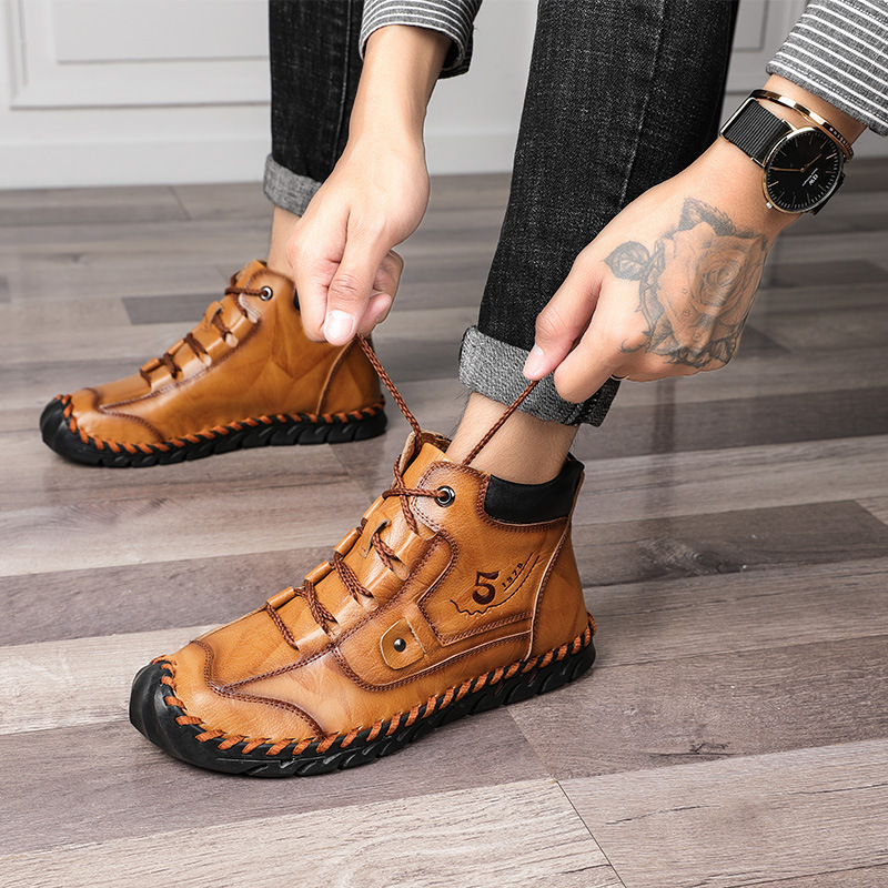 🔥60% off today only🔥Men's handmade genuine leather orthopedic shoes