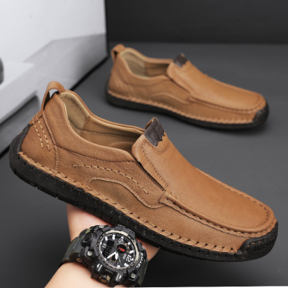 🔥Today 55% off🔥Men's genuine leather handmade non-slip orthotic loafers