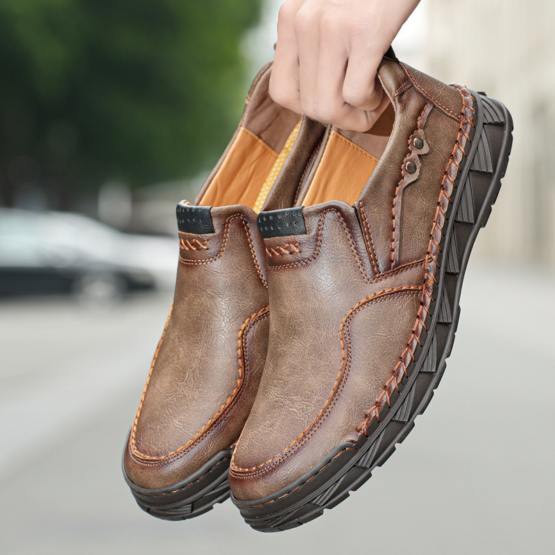 ⏰Promotion - 70% OFF🔥Men's casual leather orthotic loafers with arch support