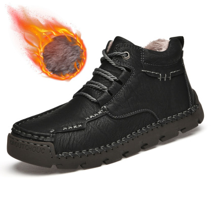 ⏰Limited Time Sale 70% OFF-Men's new handmade genuine leather orthopedic shoes with arch support