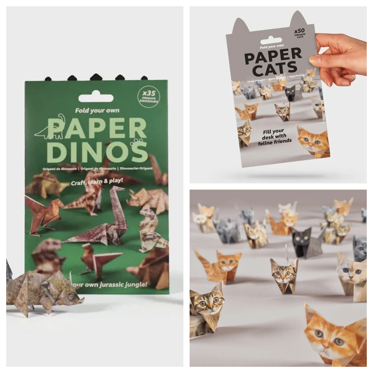 🐱🐶🦖 DIY Paper Pets & Dinos
