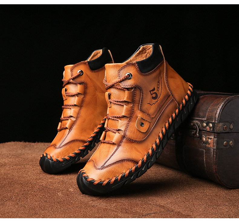 🔥60% off today only🔥Men's handmade genuine leather orthopedic shoes