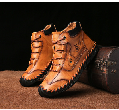 🔥60% off today only🔥Men's handmade genuine leather orthopedic shoes