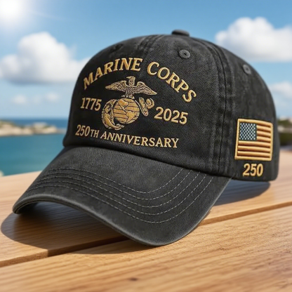 🔥USMC Retro Washed Cap