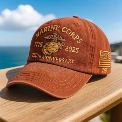 🔥USMC Retro Washed Cap
