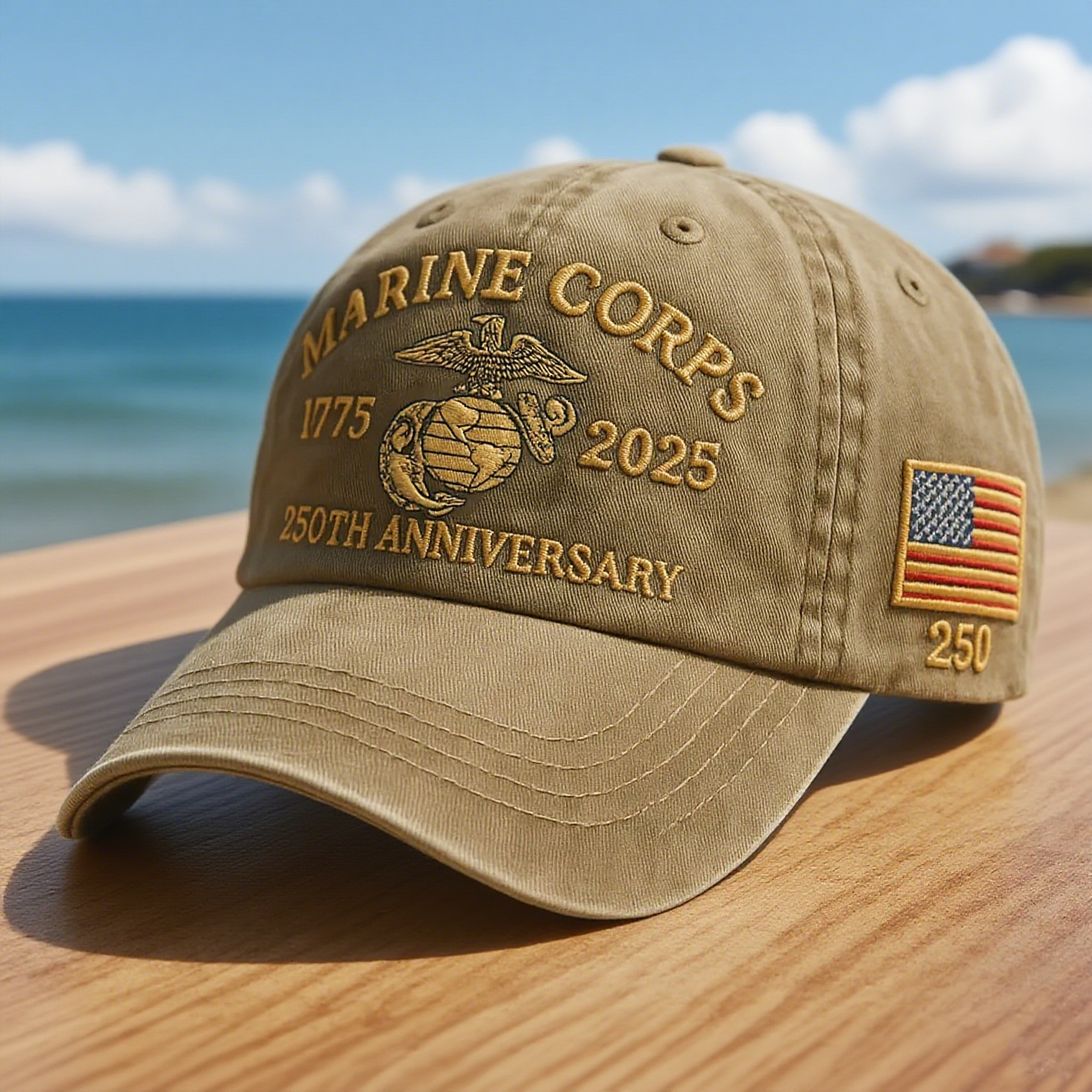 🔥USMC Retro Washed Cap