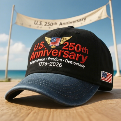 🔥LAST DAY 49% OFF - U.S. 250th  Anniversary Retro Washed Cap