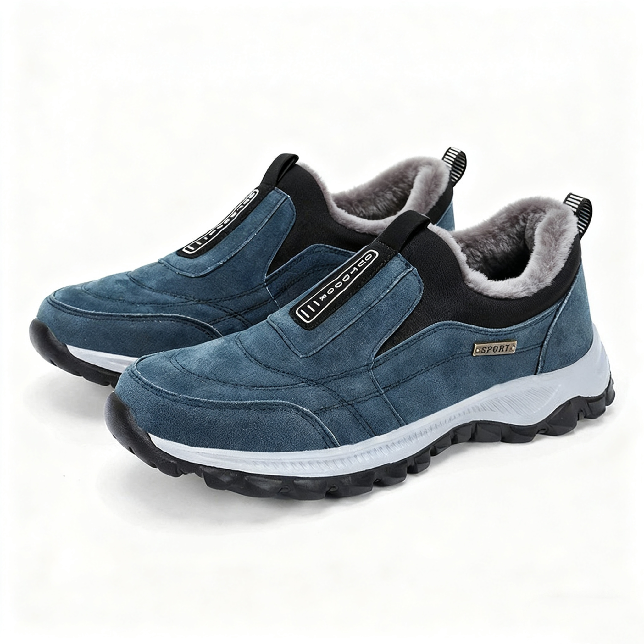 (🔥Hot Sale-Fleece Style) Men's Comfortable Waterproof Anti-Slip Orthopedic Walking Shoes